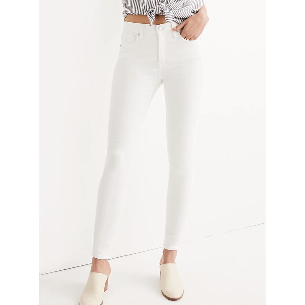 Madewell 9" High Rise Skinny Jean White Size 26